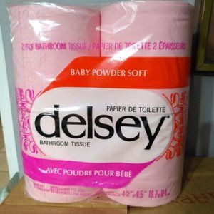 1981 Pink Toilet Paper by Delsey